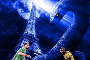 帅啊！法甲晒海报，预热巴黎vs国米的欧冠决赛